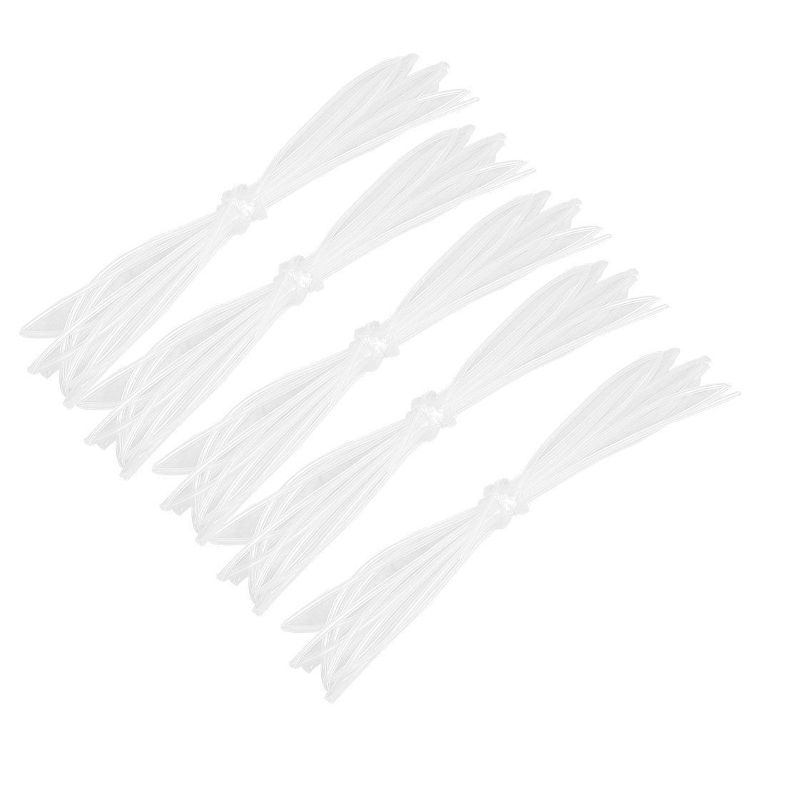 5 Pcs 1.5mm Diameter Clear Polyolefin Heat Shrinking Tube 4M 13.1Ft