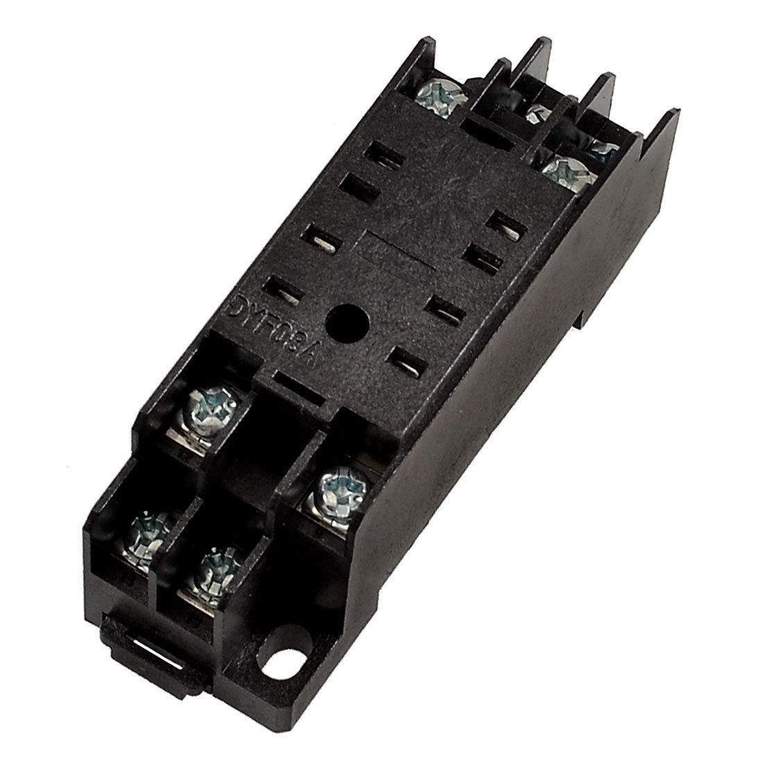 DYF08A 8 Pins Screw Terminals Power Relay Socket Base Stand Holder