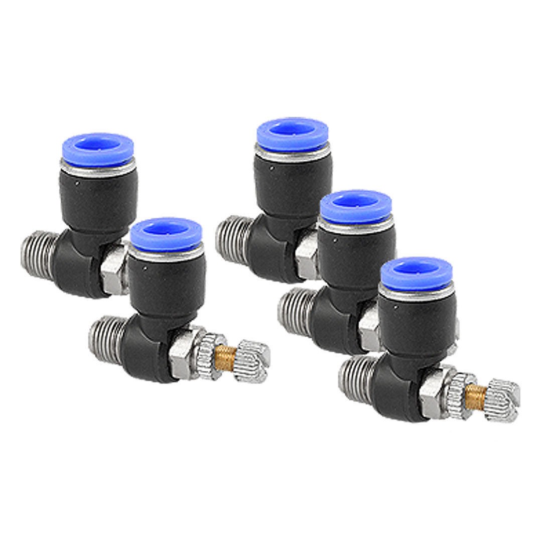 5 Pcs 9mm Thread Airflow Speed Control Valve Connector