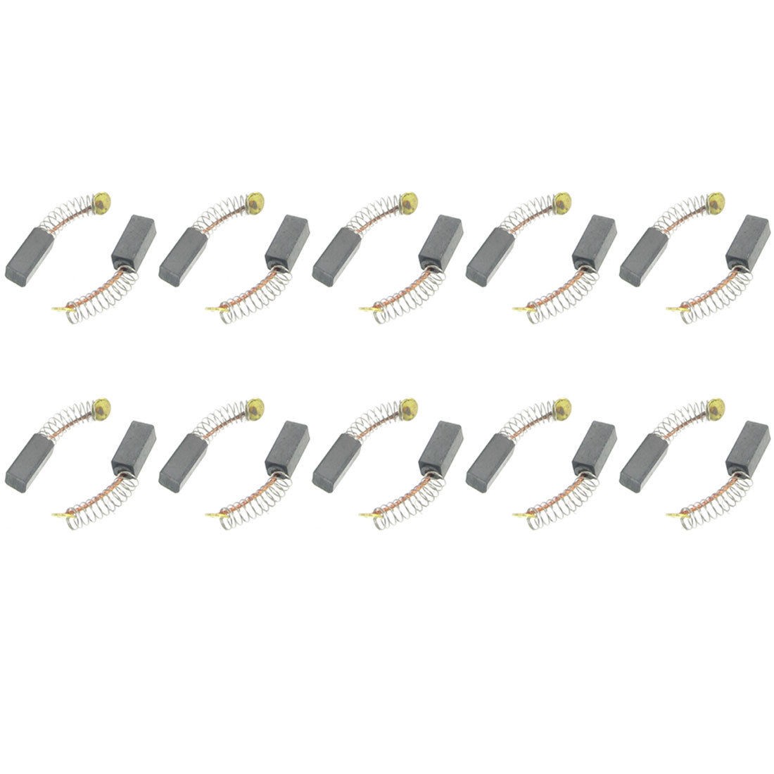 10 Pcs Electric Drill Motor Carbon Brushes 7/16" x 1/5" x 1/5" Mqzmb