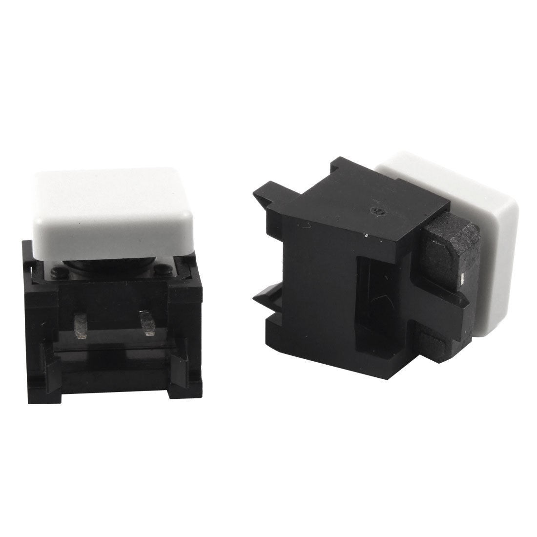 2x Momentary Tact Tactile Push Button Switch Right Angle 12 x 12mm x 8mm + Cap
