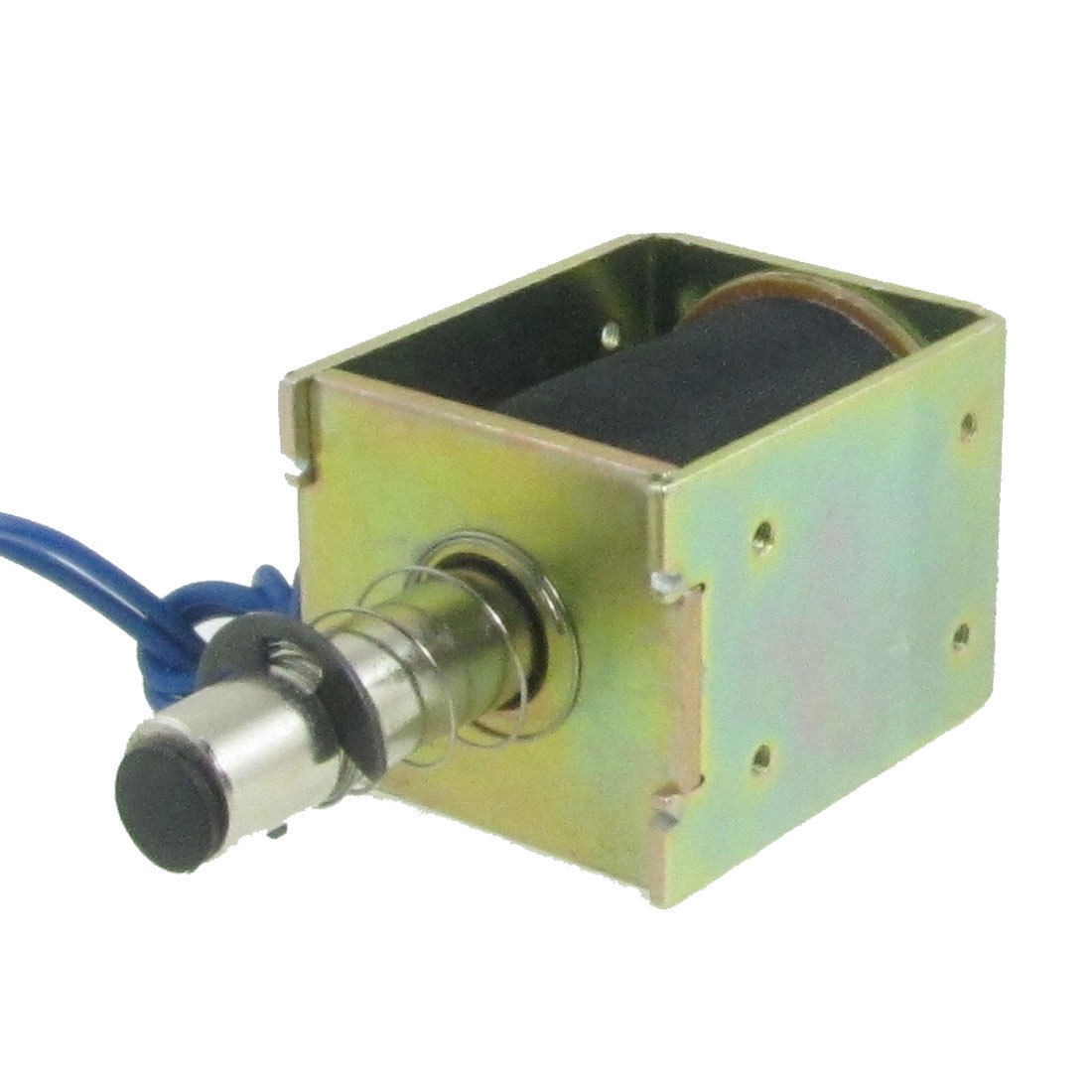 DC 24V 0.48A 18mm 0.015Kg Push Type Open Frame Solenoid Electromagnet