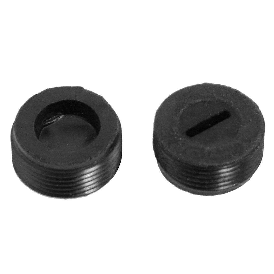 17mm Diameter Plastic Carbon Brush Holder Cap Cover 2 Pcs