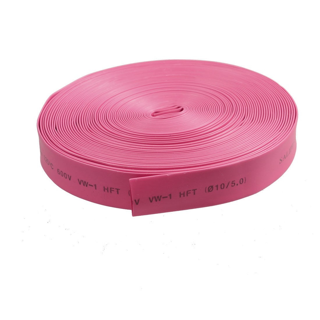 VW-1 10mm Dia Ratio 2:1 Heat Shrinkable Tube Shrink Tubing 10M 32.8Ft Red