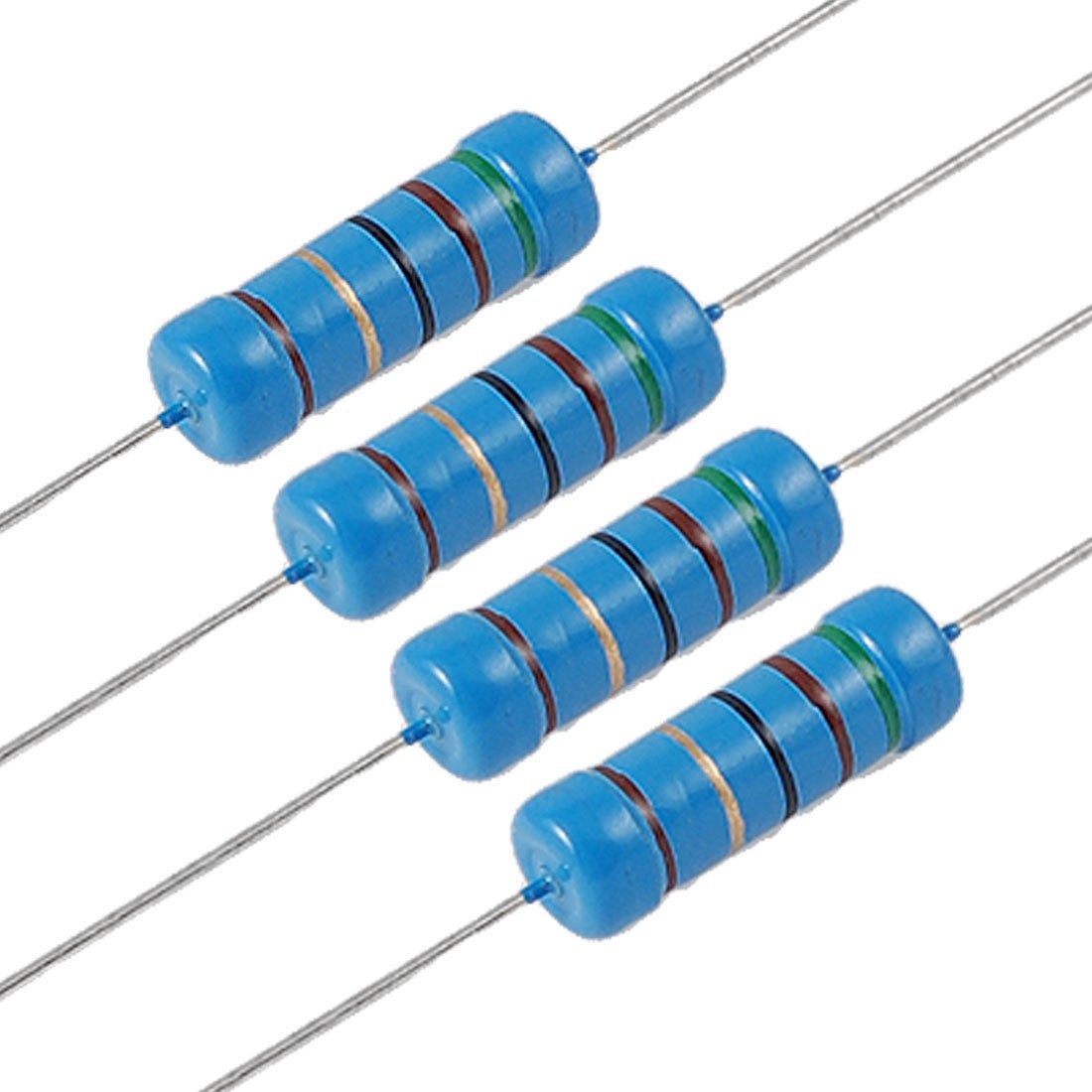 3W 51 Ohm 1% Axial Lead Metal Film Resistors 100 Pcs