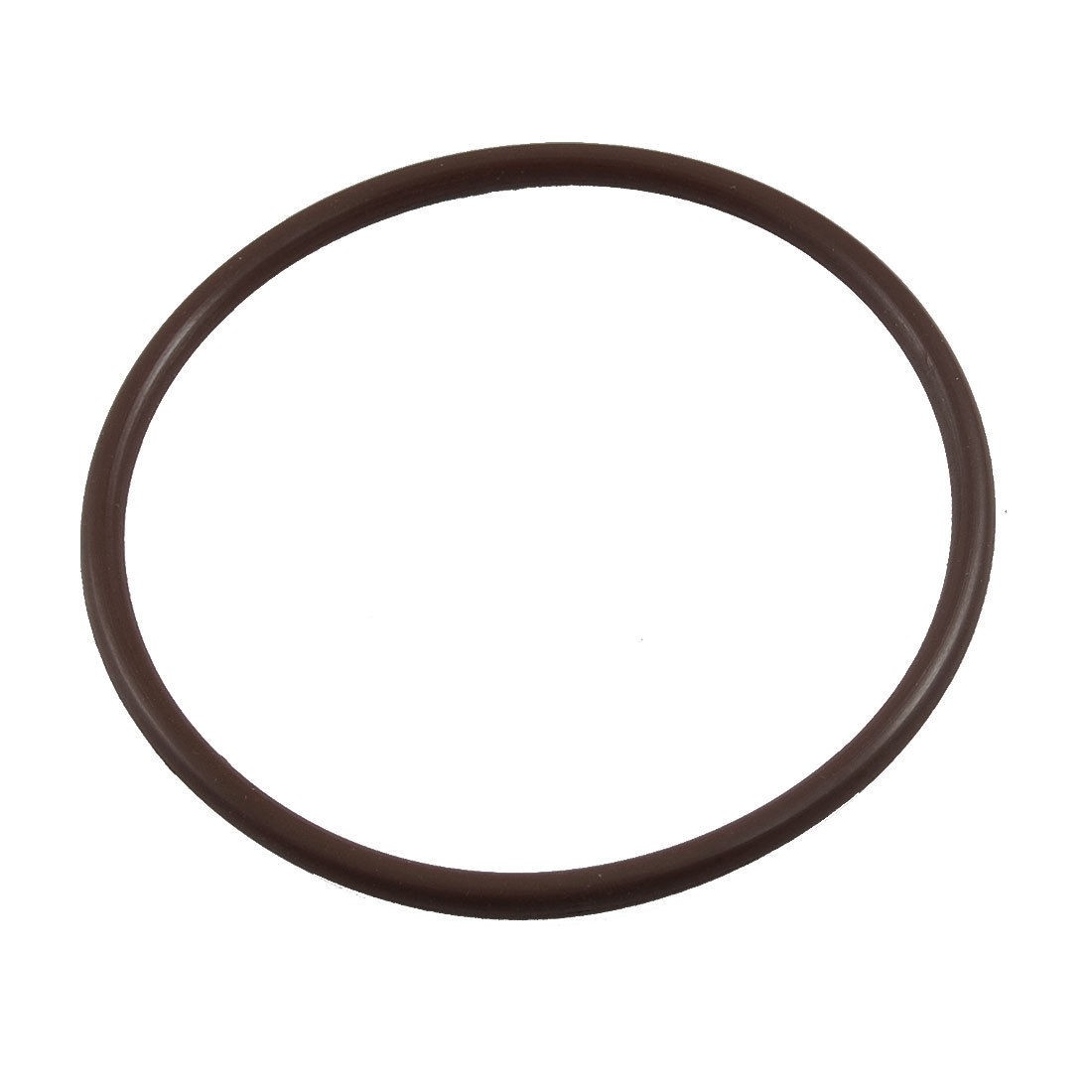 70mm OD 3.5mm Thickness Coffee Color Fluorine Rubber O-ring Oil Seal