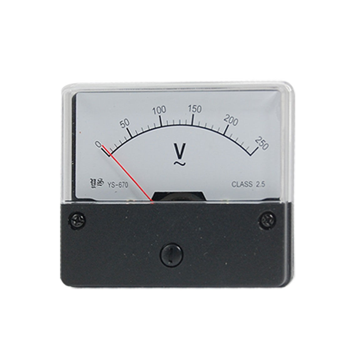 YS-670 Rectangle Analog Volt Panel Meter Gauge AC 250V