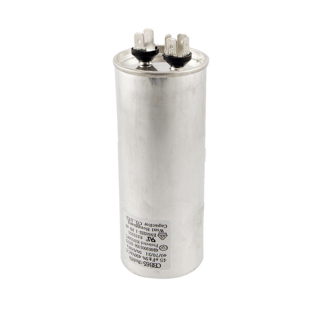450V AC 50/60Hz 45uF 5% Round Electric Motor Run Capacitor