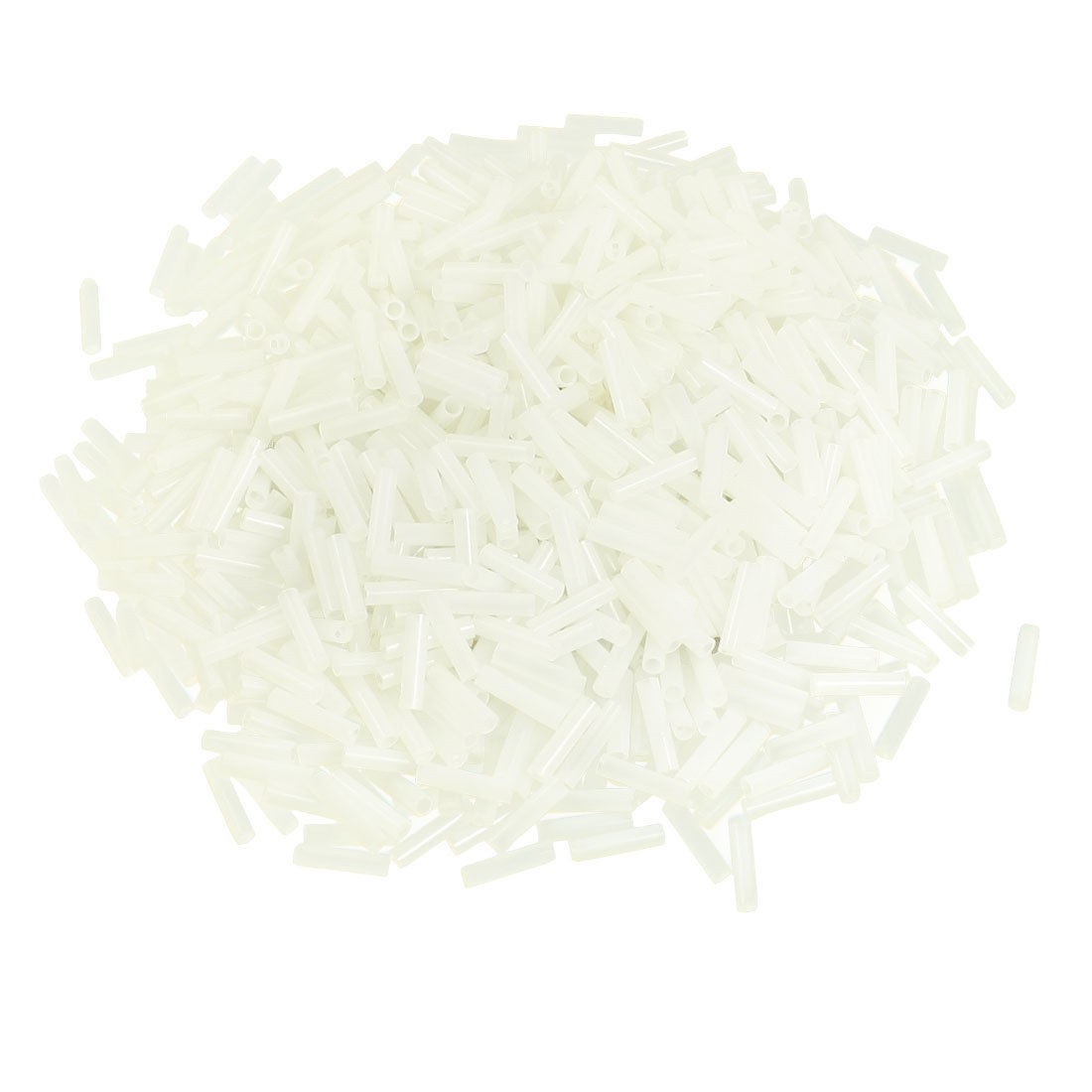 White Nylon PCB Mount 17mm Length 3mm LED Spacer 800Pcs