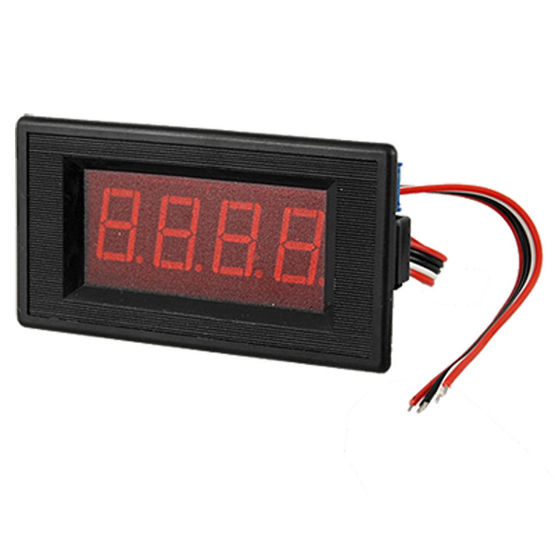 Power Cable + Red LED Dispaly DC400A 75MV Meter Panel