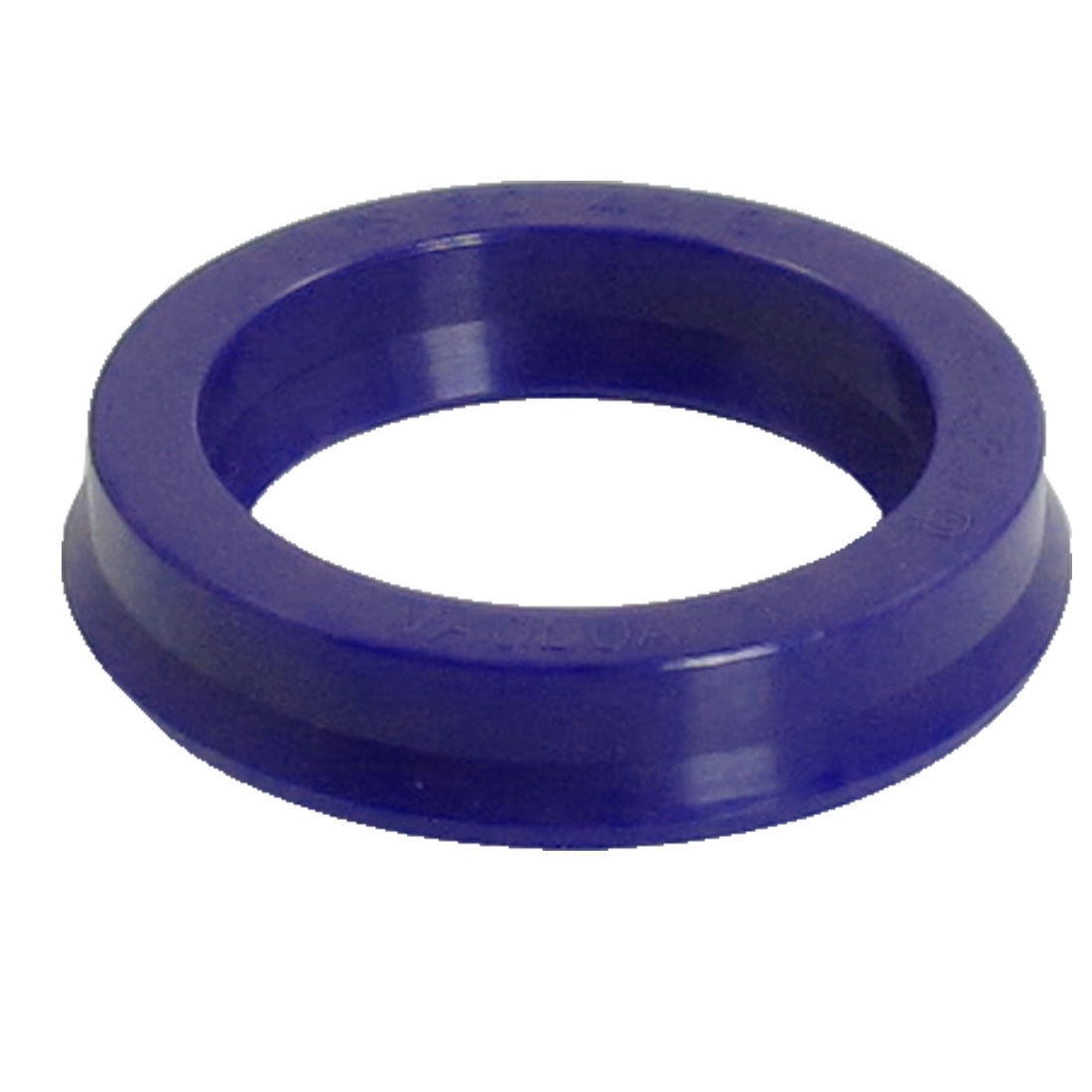 Blue PU 30mm x 40mm x 8mm Double Lip Sealing Cushion Dust Seal Ring