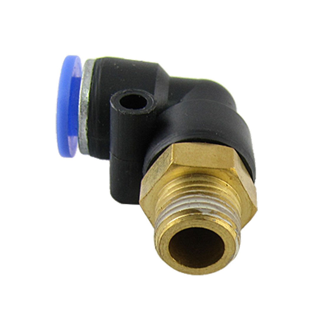 Pneumatic Flow Control Quick 90 Degree Fitting 1 4" PT Thread to 6mm Hole