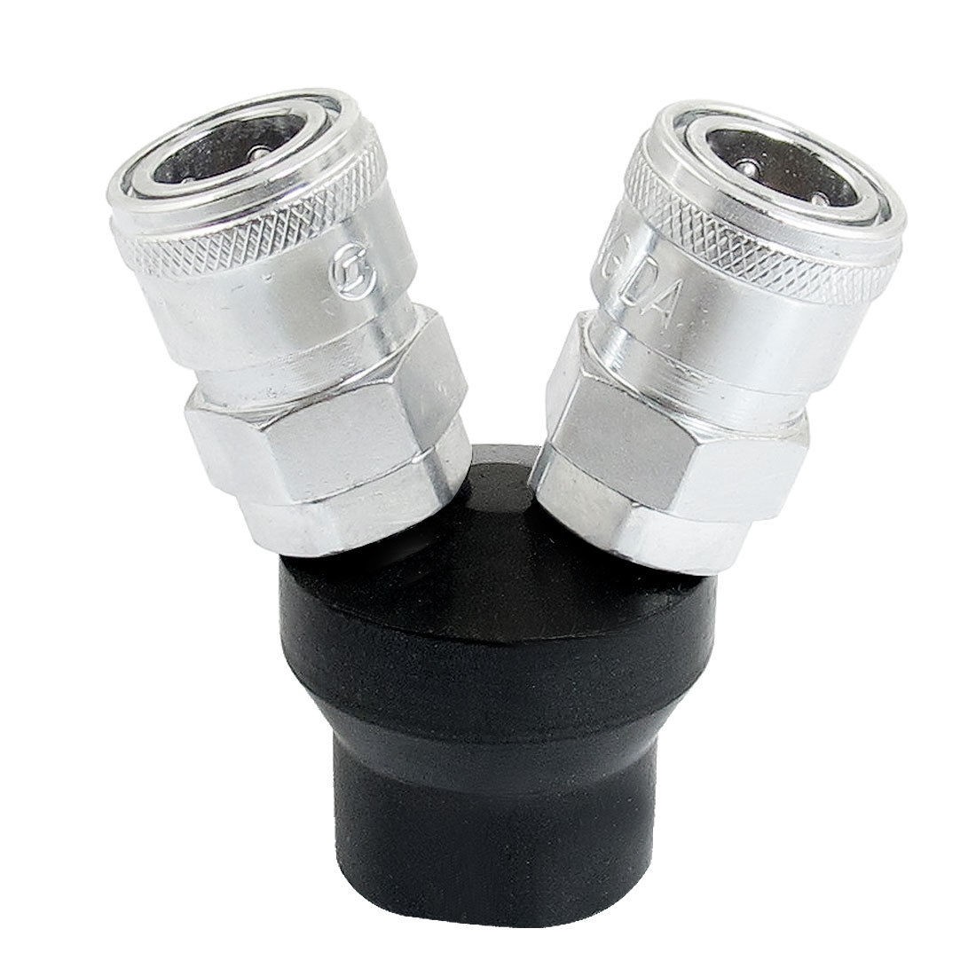 12mm Female Thread 2 Way Pass Air Quick Coupler Coupling Connector