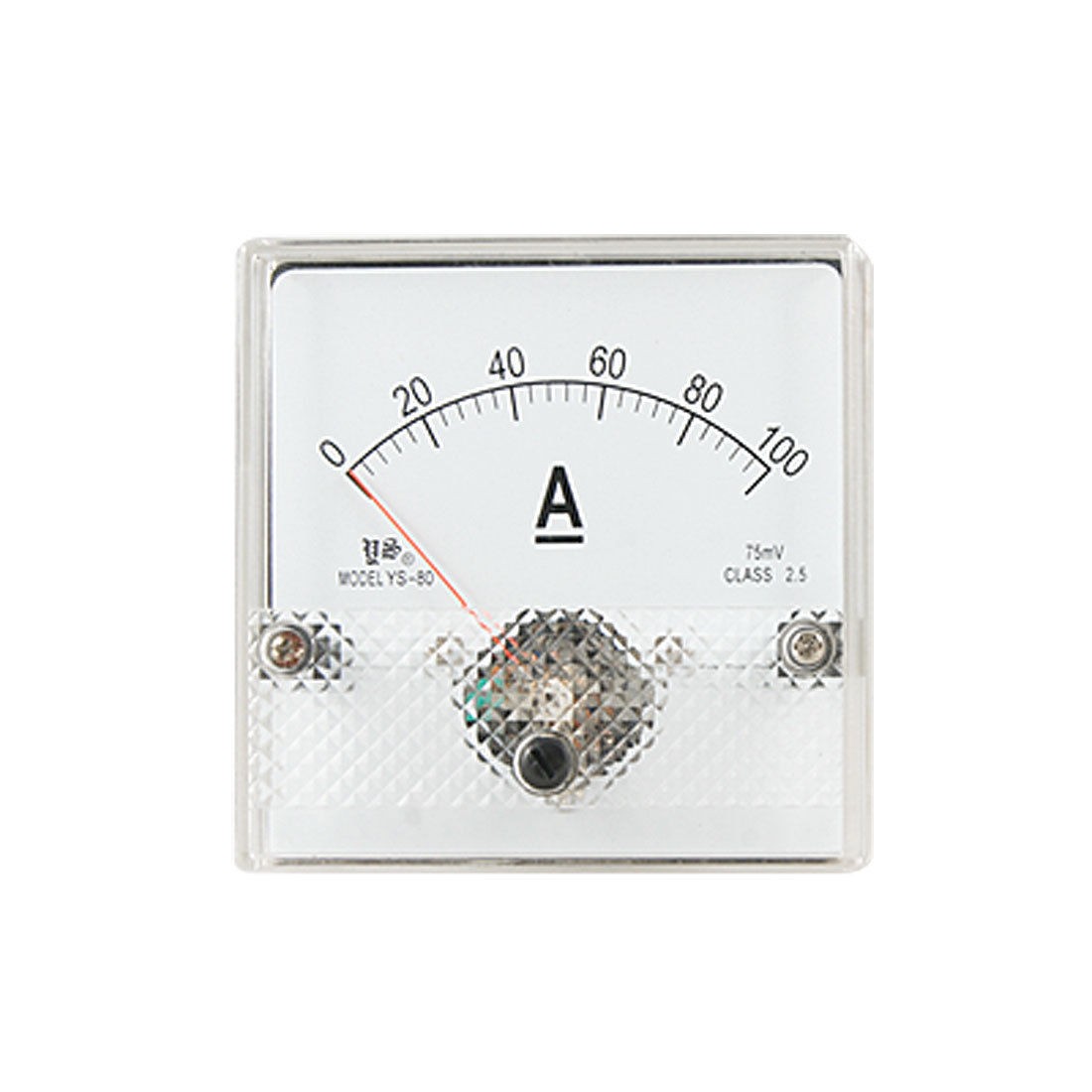 YS-80 Analog DC 0-100A Scale Current Panel Meter Gauge