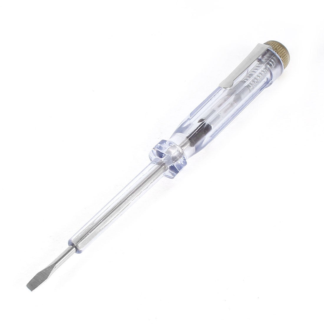 AC100-500V Voltage 4mm Slotted Bit Width Tester Pen Slotted Screwdriver