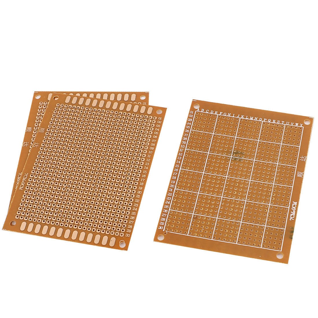 3 Pcs Universal Single Side DIY Prototype PCB Board 7cmx9cm