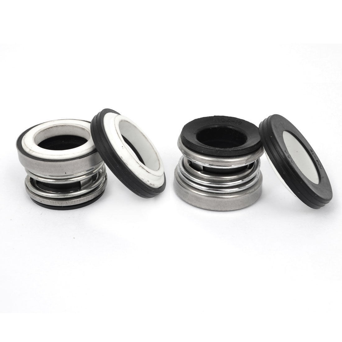 18mm Internal Diameter Rubber Bellows Spring Shaft Mechanical Seal 2 Pcs