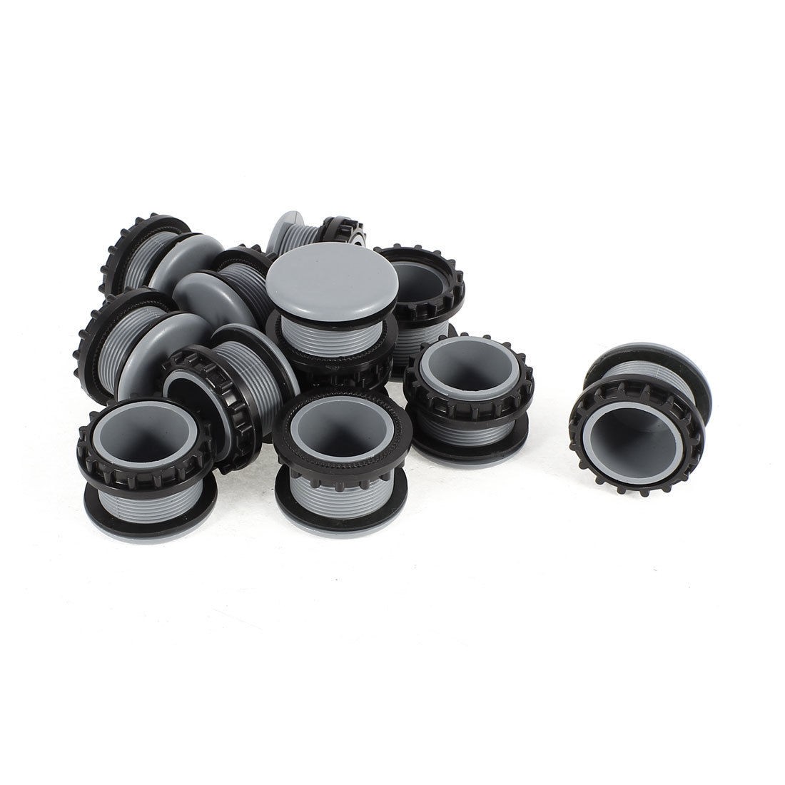 12 x Gray Plastic Mount Hole Panel Plug Cap for 22mm Push Button Switch
