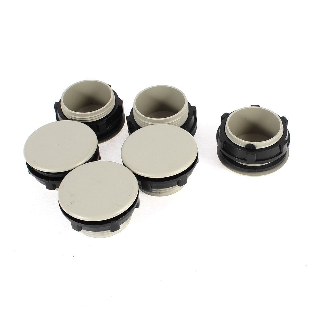 6 Pcs Mount Hole Panel Plug Cap Cover for 30mm Push Button Switch