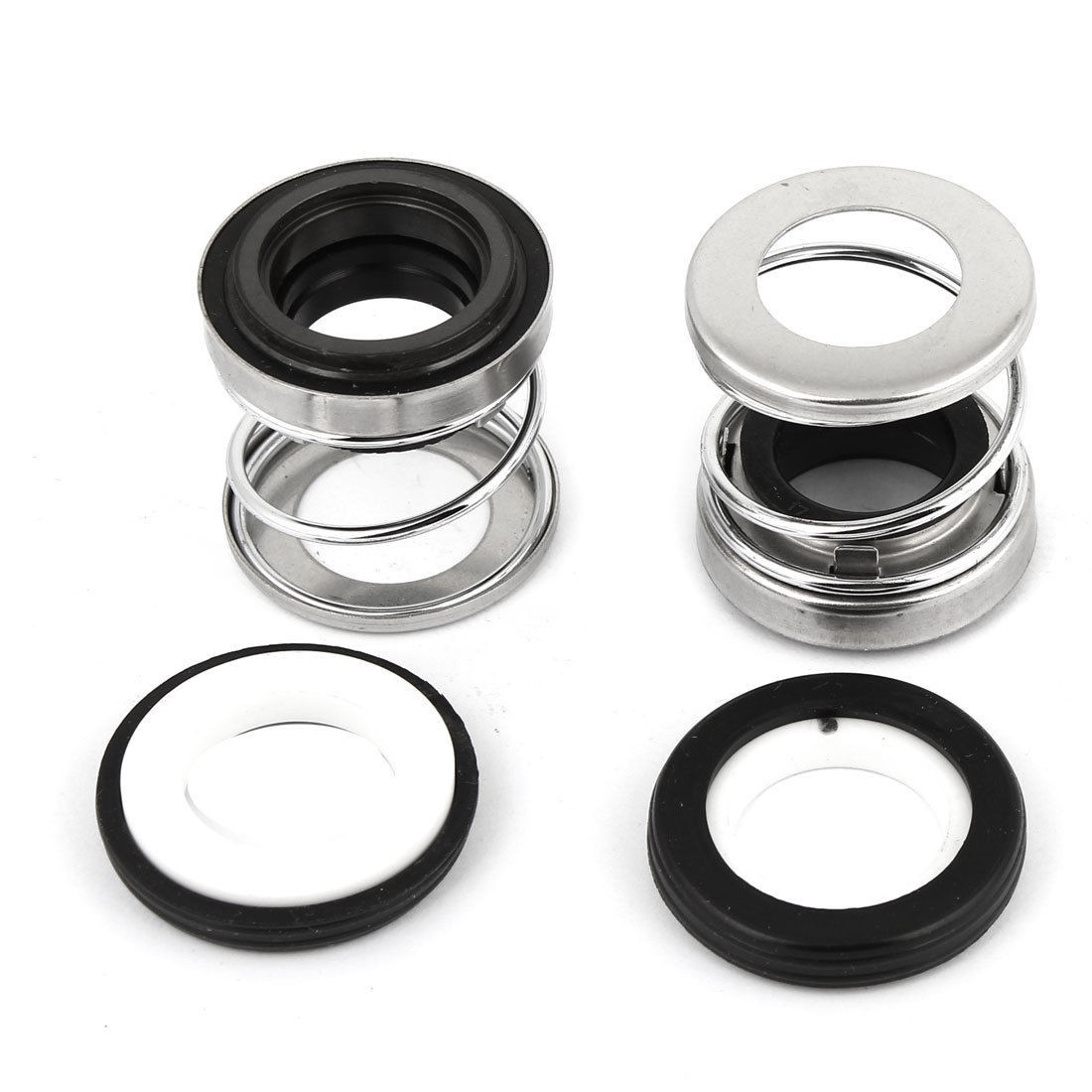 2 Pcs 17mm Innner Dia Ceramic Rotary Ring Water Pump Mechanical Sealing