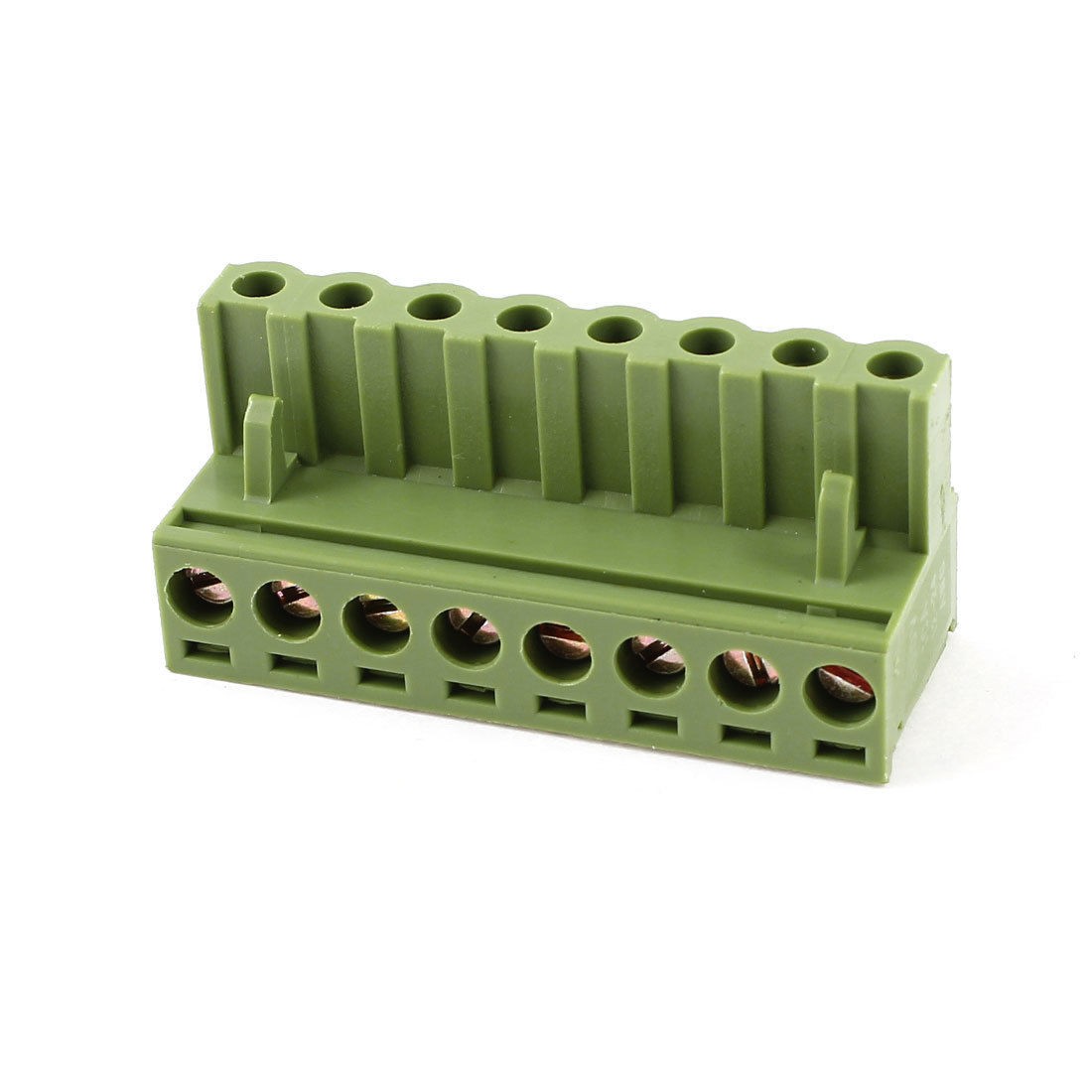 Green KF2EDGK 8 Position 2.54mm Screw Pluggable Terminal Blocks 300V 10A