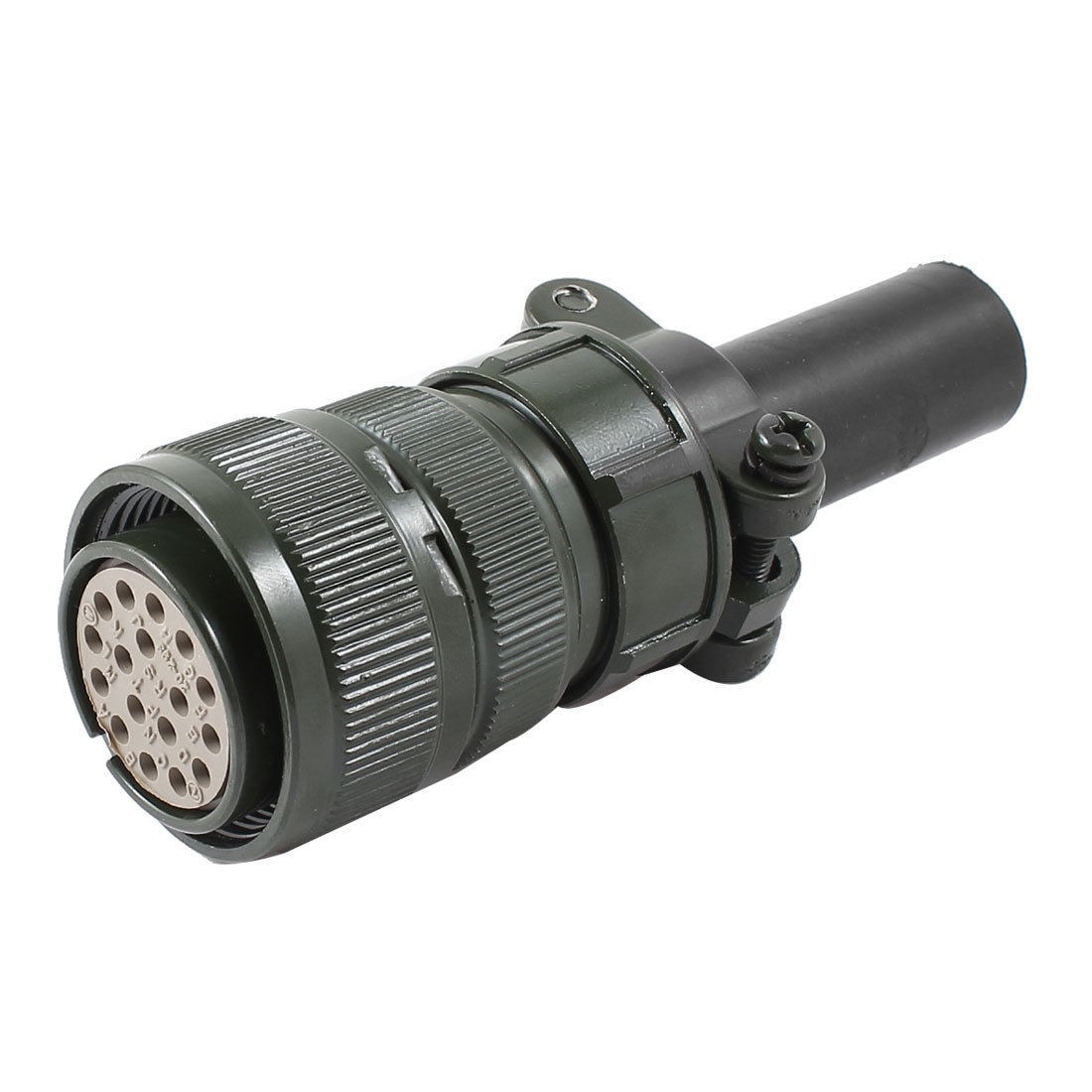 AC 500V 13A 17 Pin Female Cable Aviation Plug Straight Connector Joint Adapter