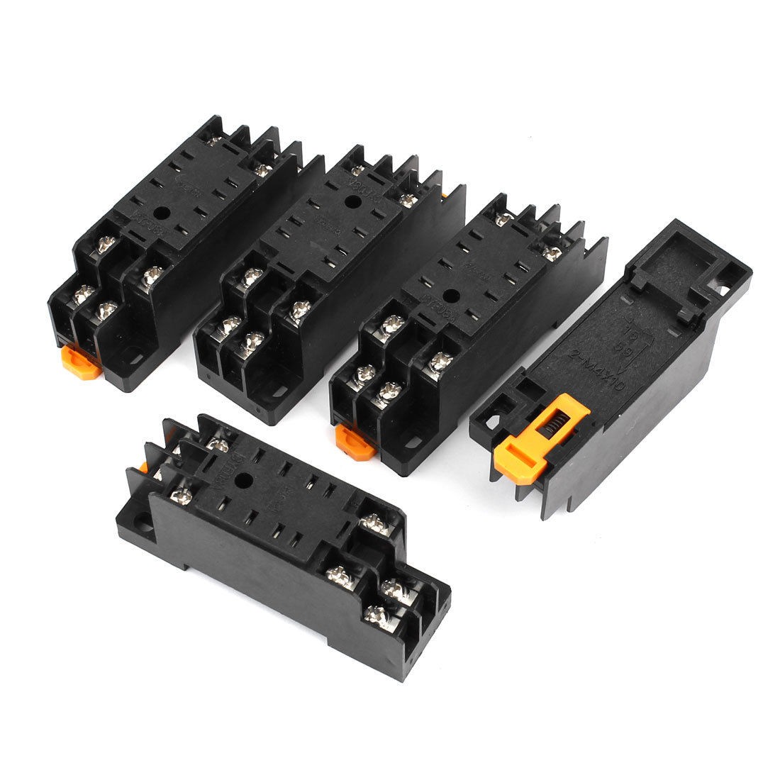 5 x PF083A 8 Pins Screw Terminals Power Relay Socket Base for JTX-2C  MK2P-I
