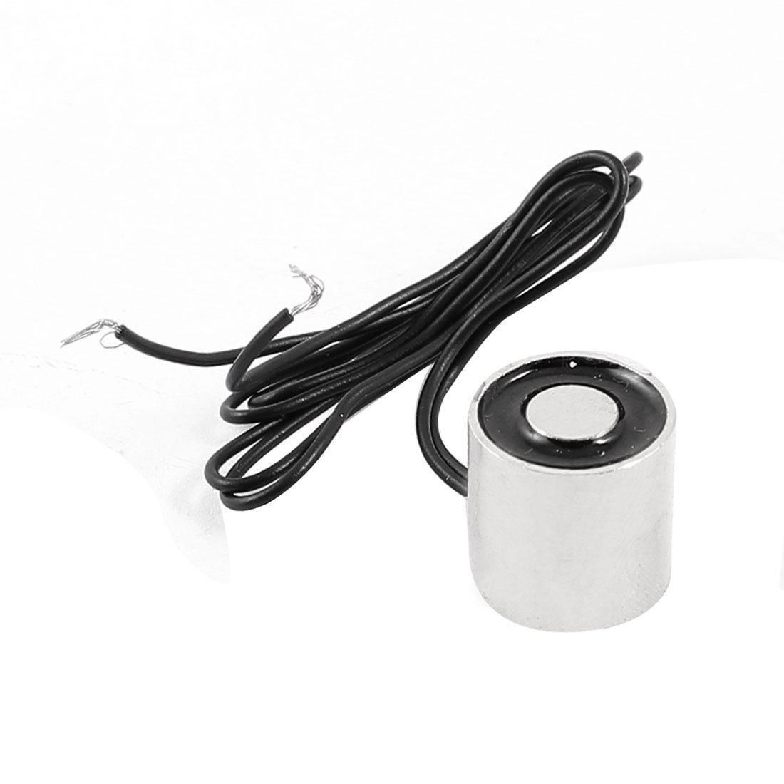 DC 24V 0.99W 1Kg 2.2Lb 2 Wired Electric Electromagnet Solenoid Lift Holding