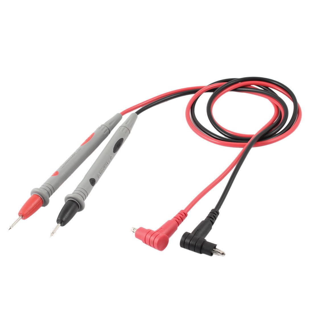 Max 1000V Digital Multimeter Test Lead Cable Probe Red Black 90cm Length Pair