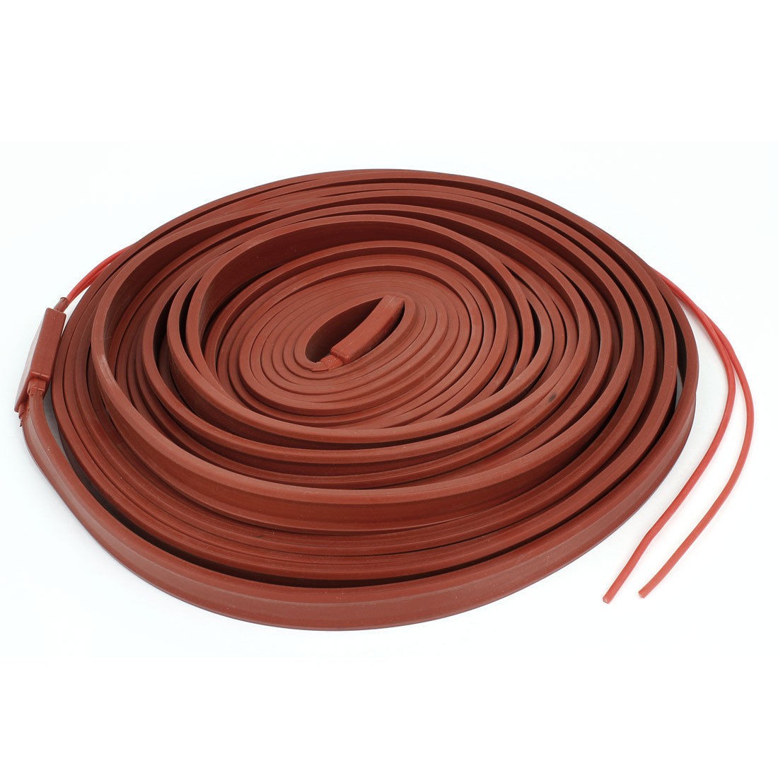 Red Waterproof Heater Strip Band Pipe Heating Cable 15mm Width 10M Long 48V