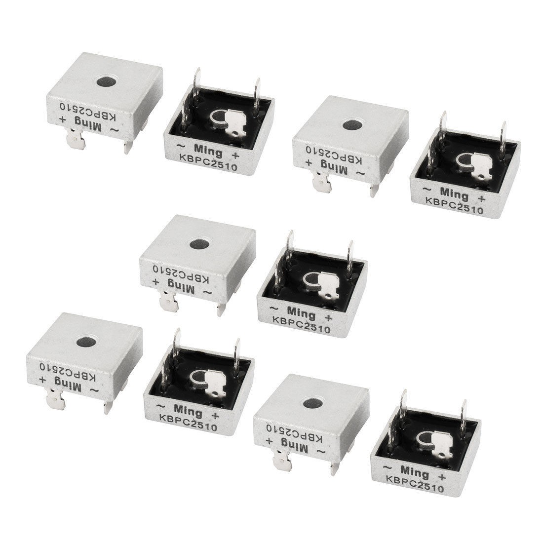 10 Pcs One Phase Half Wave Diode KBPC5010 Bridge Rectifier 1000V 50A