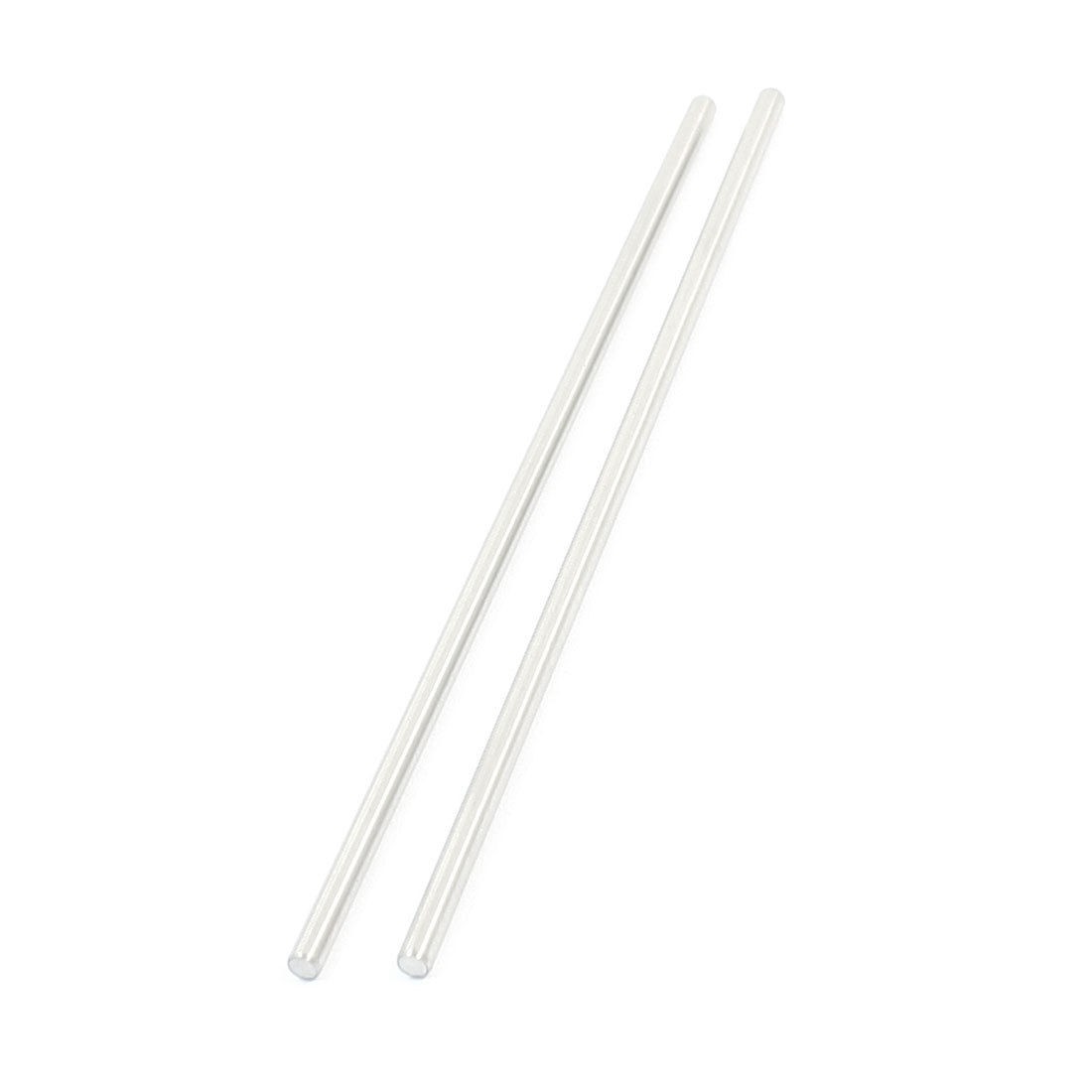 2Pcs 3mm Dia DIY Model Stainless Steel Circular Round Rod Bar 4.7" Long