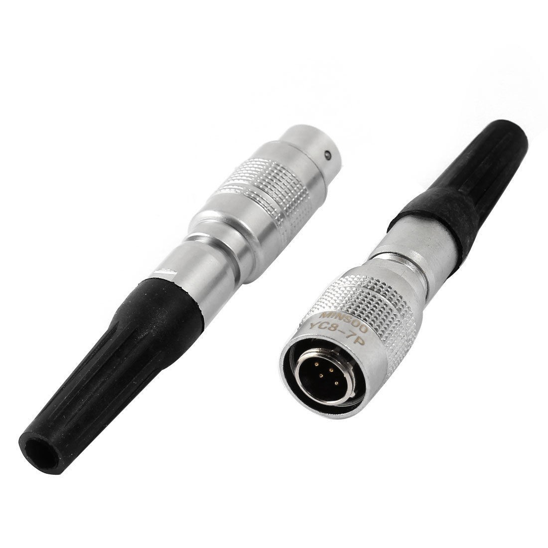 DC30V 0 2A 7 Pins Aviation Cable Quick Butt Joint Type Connector Straight Plug