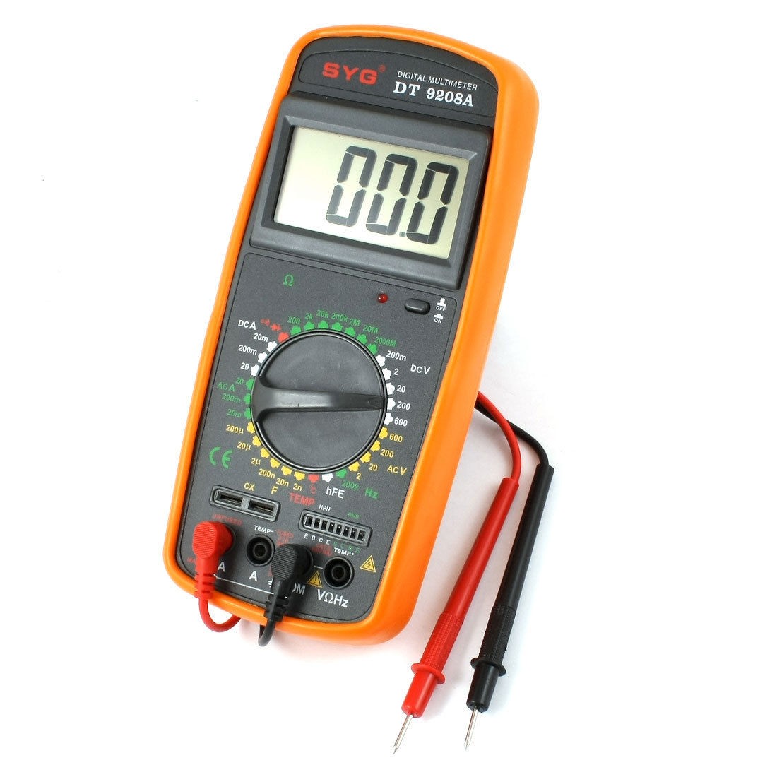 AC/DC Volt Amp Ohm Capacitor Frequence Tester Multifunctiona<wbr/>l Digital Multimeter