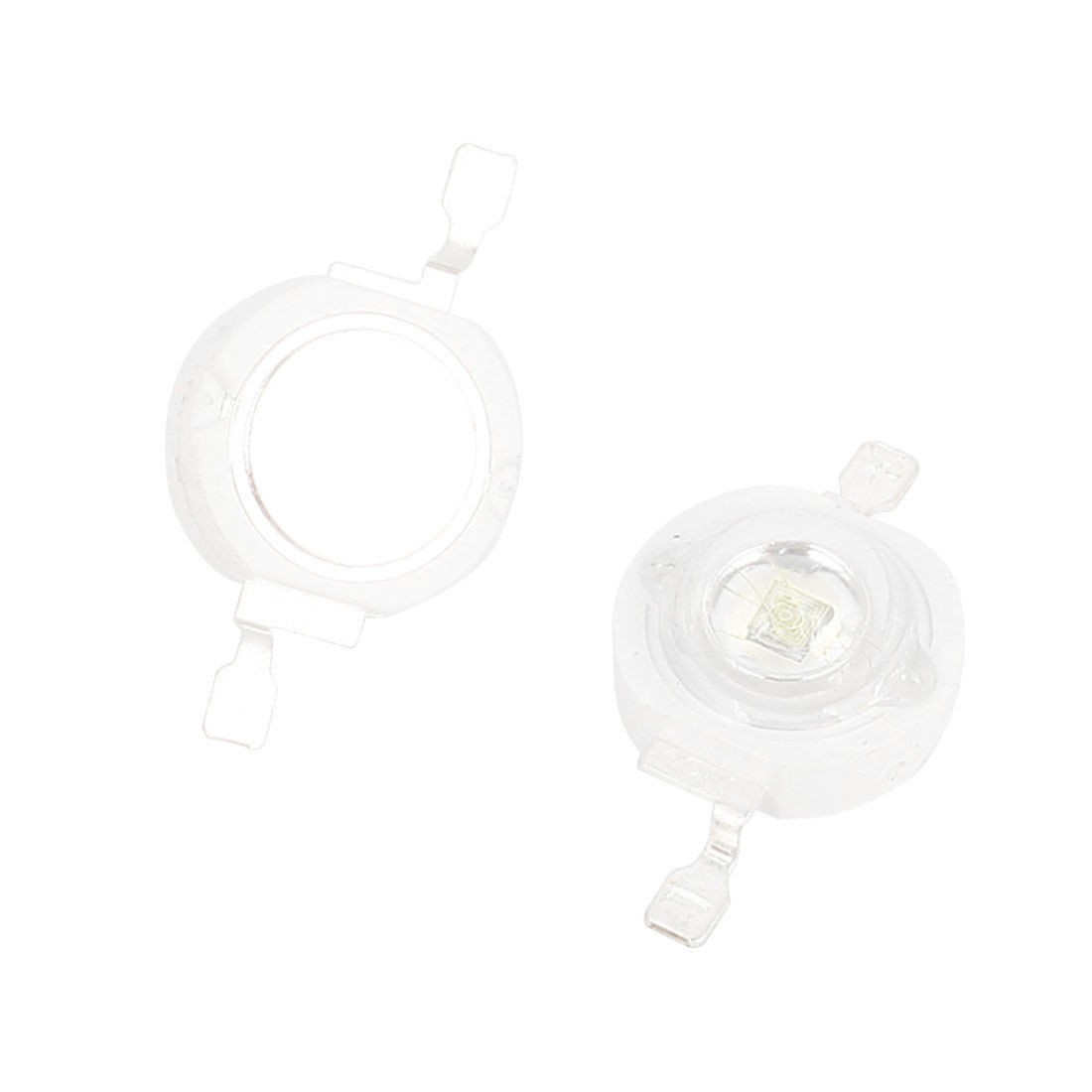 2pcs 1W Power 2 Terminal Blue LED Lamp Light Beads Emitter 20-25LM