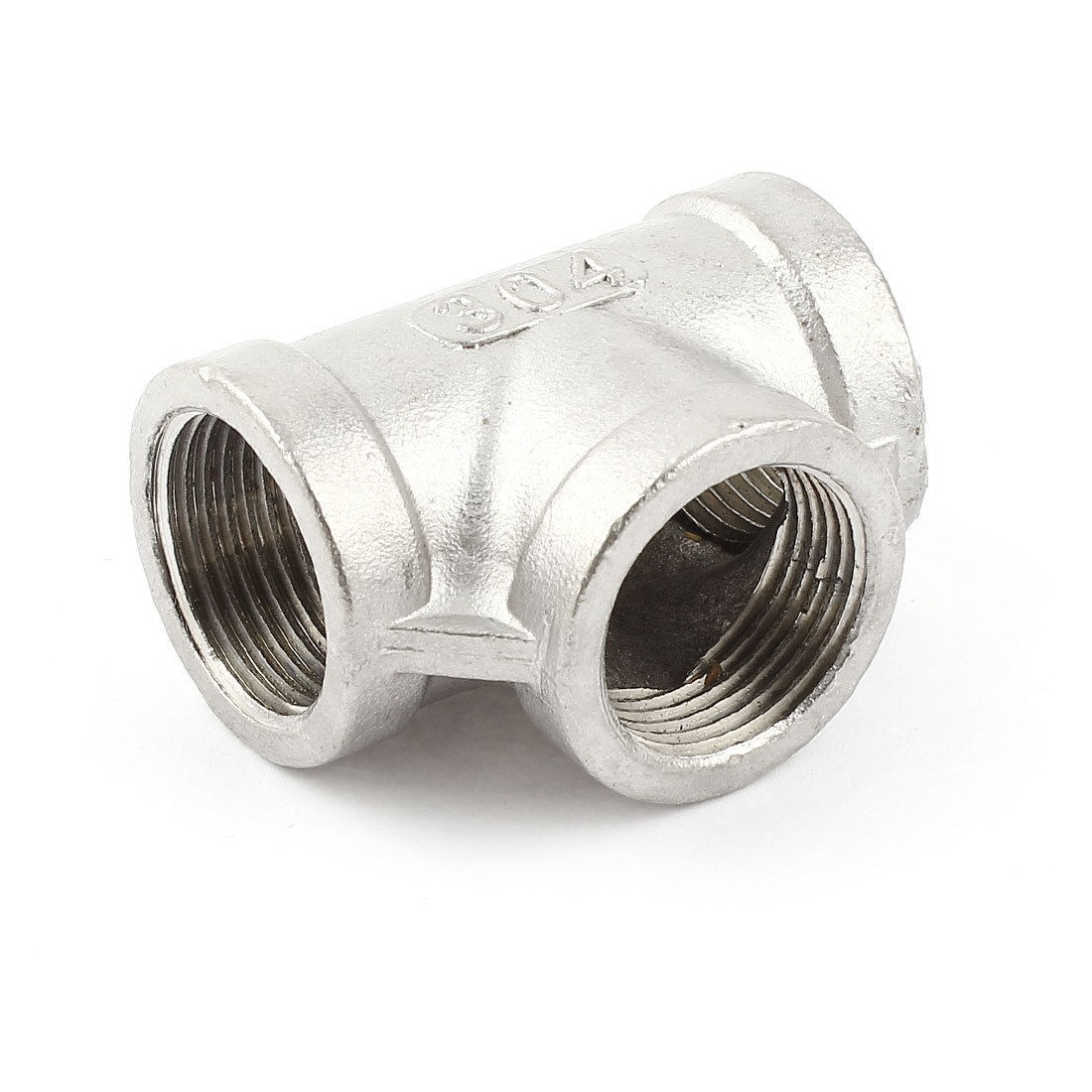 3/4BSPP Female T Shaped 3-Way Stainless Steel Pipe Connector Quick Fitting