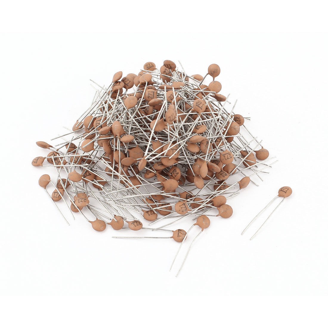 200pcs 50V 270pF Through Hole Ceramic Disc Capacitors