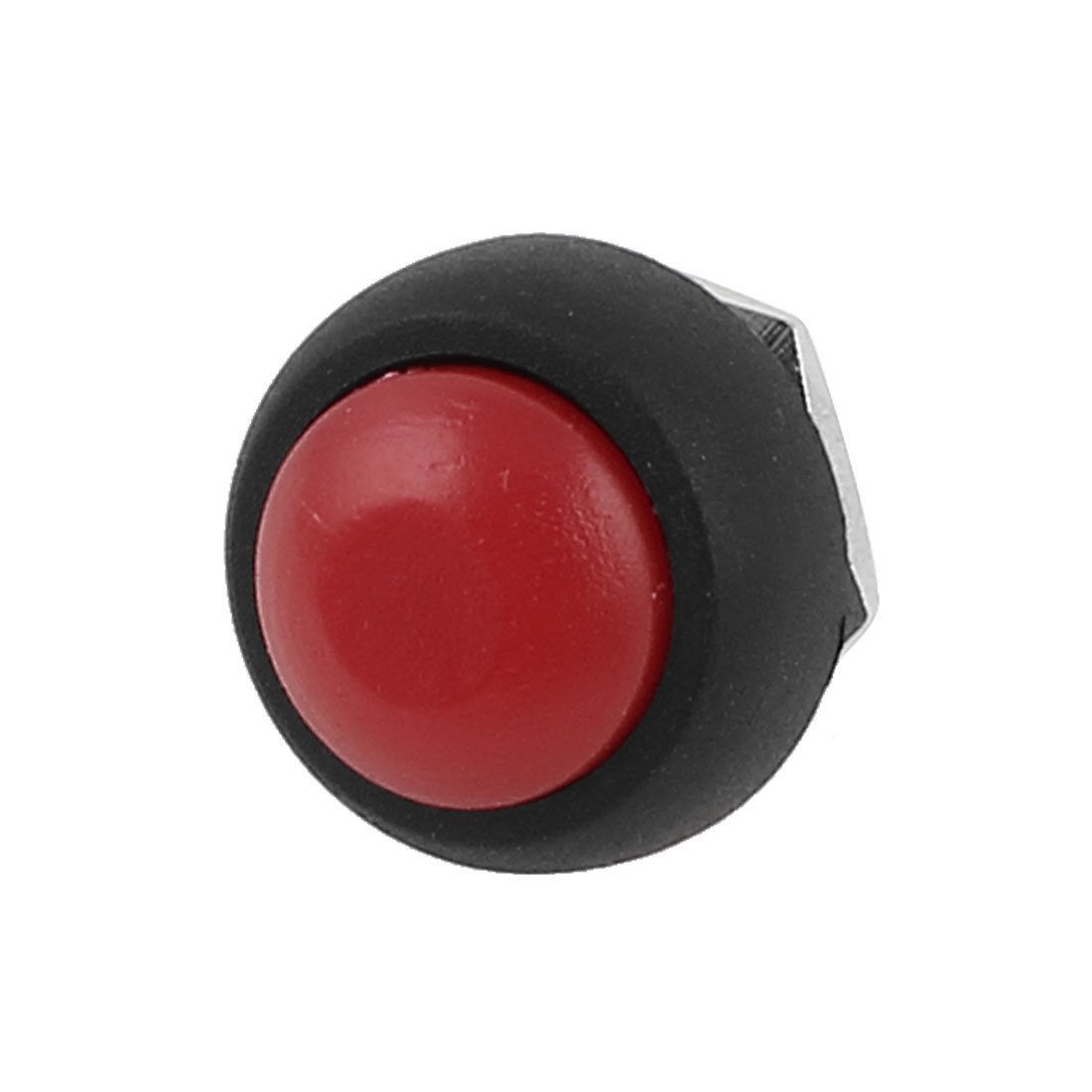 Panel Mount SPST OFF/ON 12mm Momentary Red Round Plastic Push Button Switch