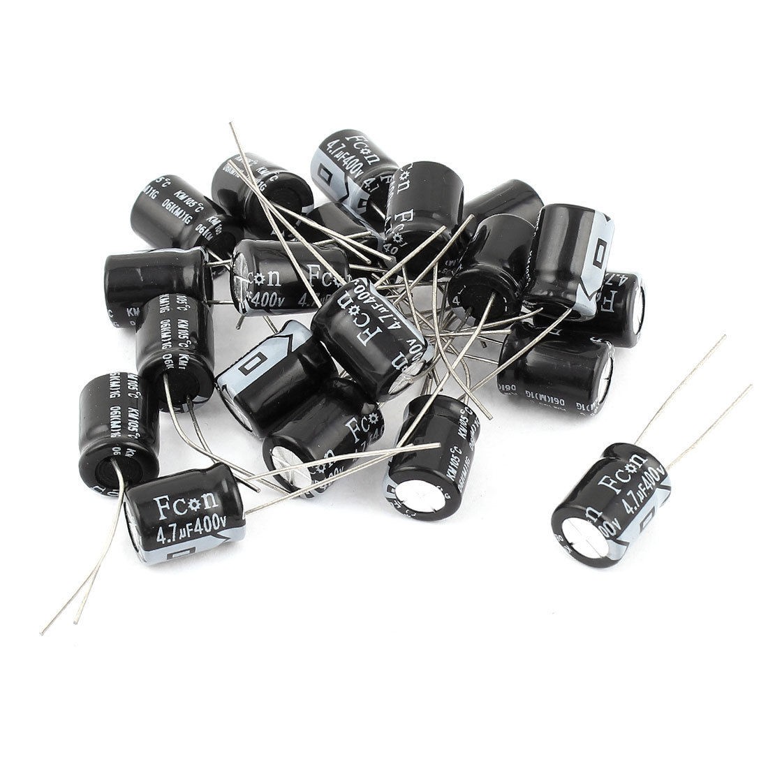 20PCS 4.7uF 400V 10x13mm Through Hole Radial Lead Electrolytic Capacitor