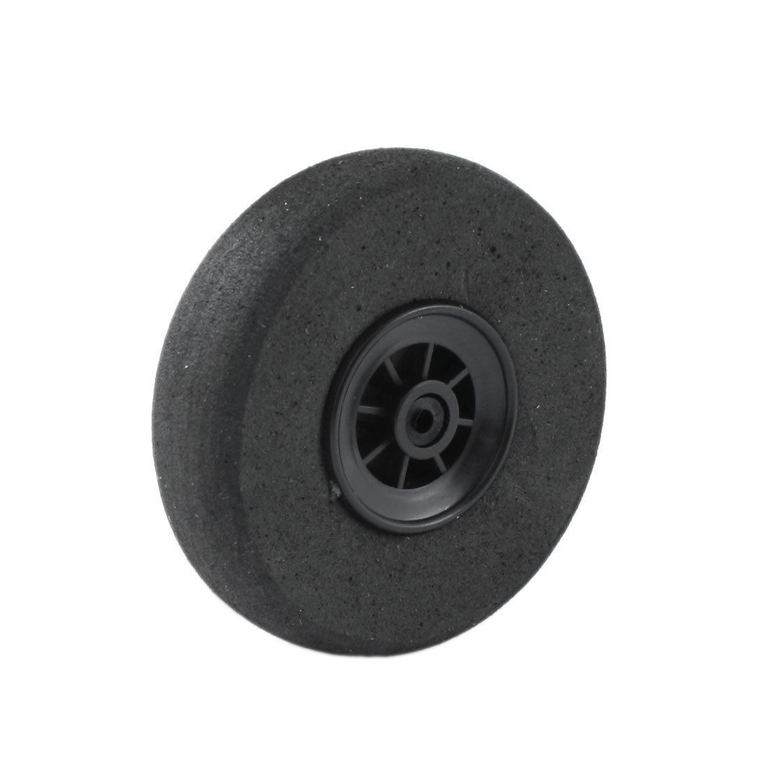 40mm Black Foam Wheel Spare Part for RC Aircraft Model Toy