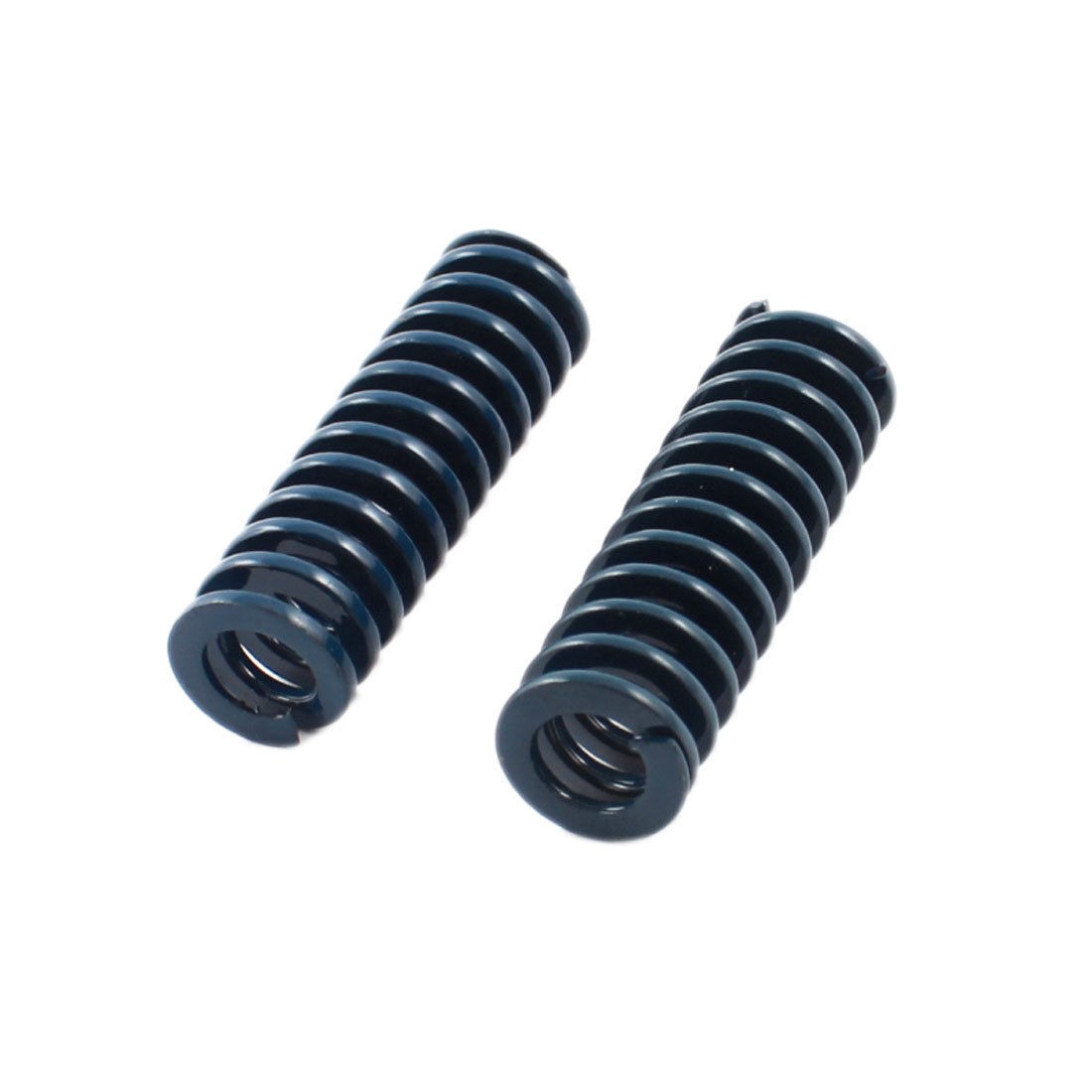 2 PCS Light Load Spiral Stamping Compression Die Spring Blue 10mm x 30mm