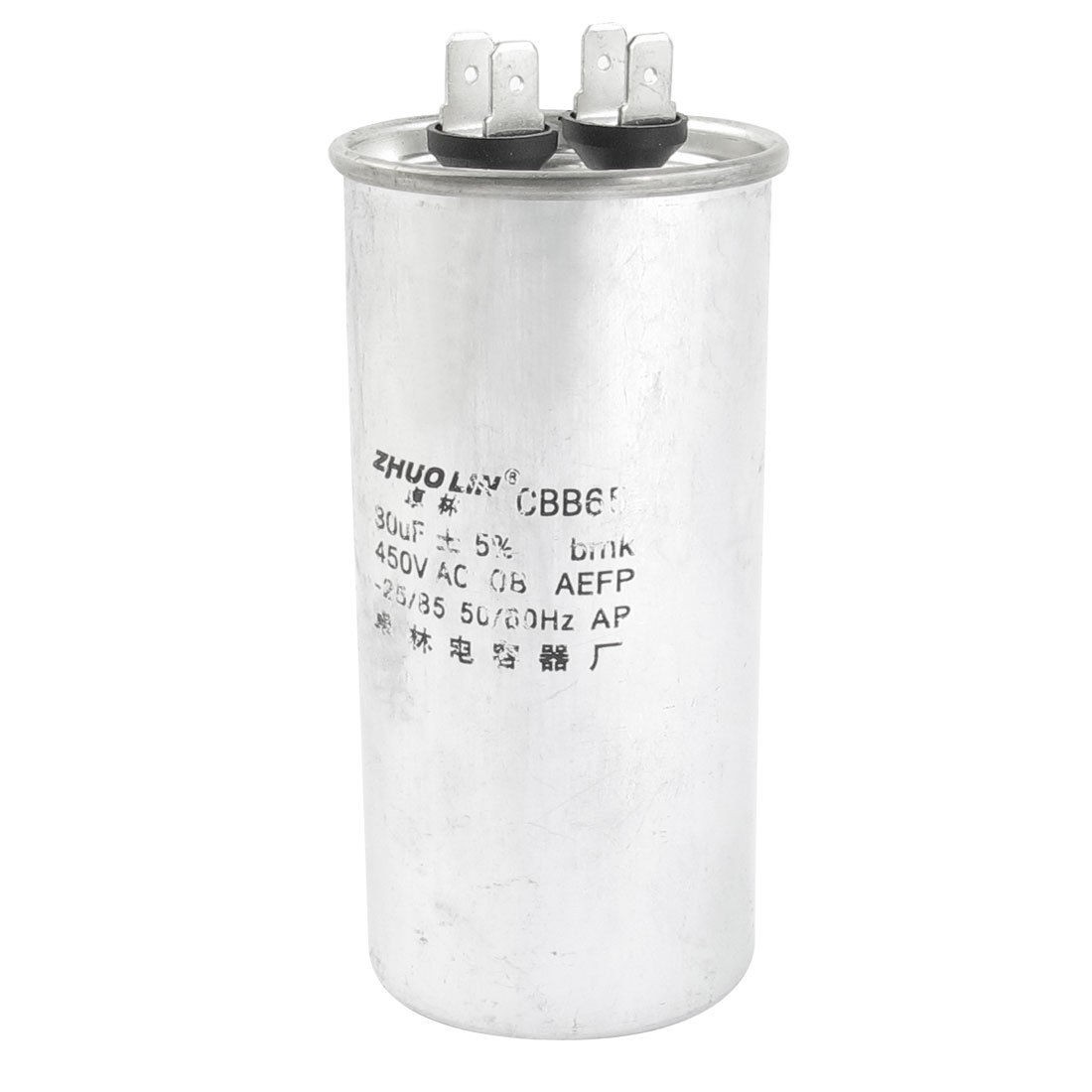 CBB65 AC 450V 30uF Capacitance 5% Motor Capacitor for Air Conditioners