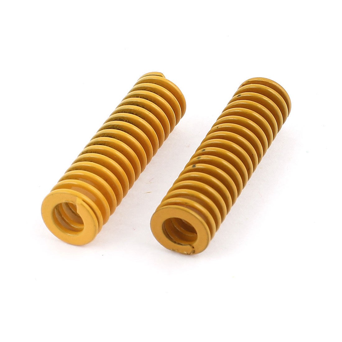 2Pcs Extra Light Load Yellow Spiral Stamping Compression Die Spring 8x30mm