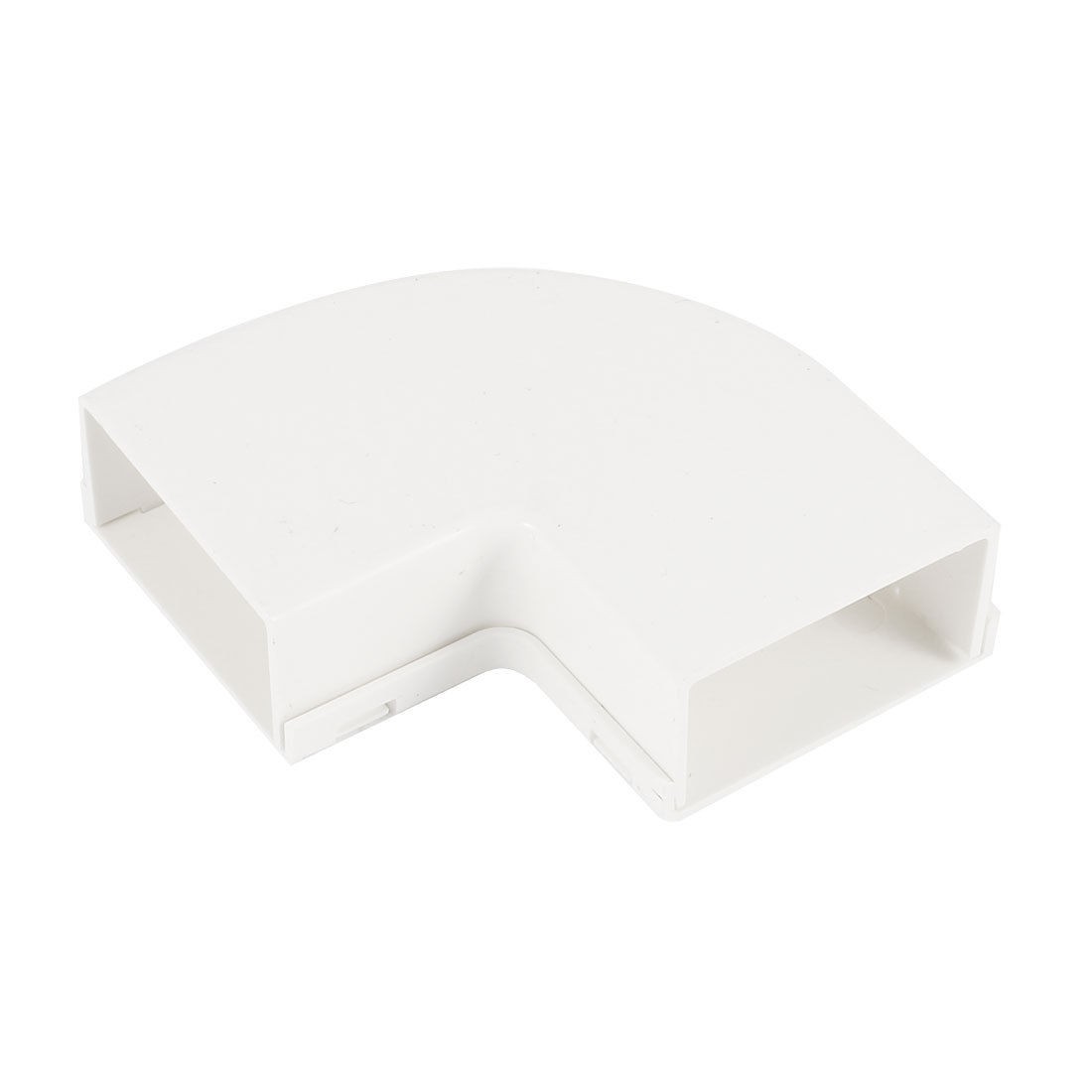 Box Type PVC Trunking Flat Angle Joint Cable Raceway Adapter 2 Ways 52 x 52mm