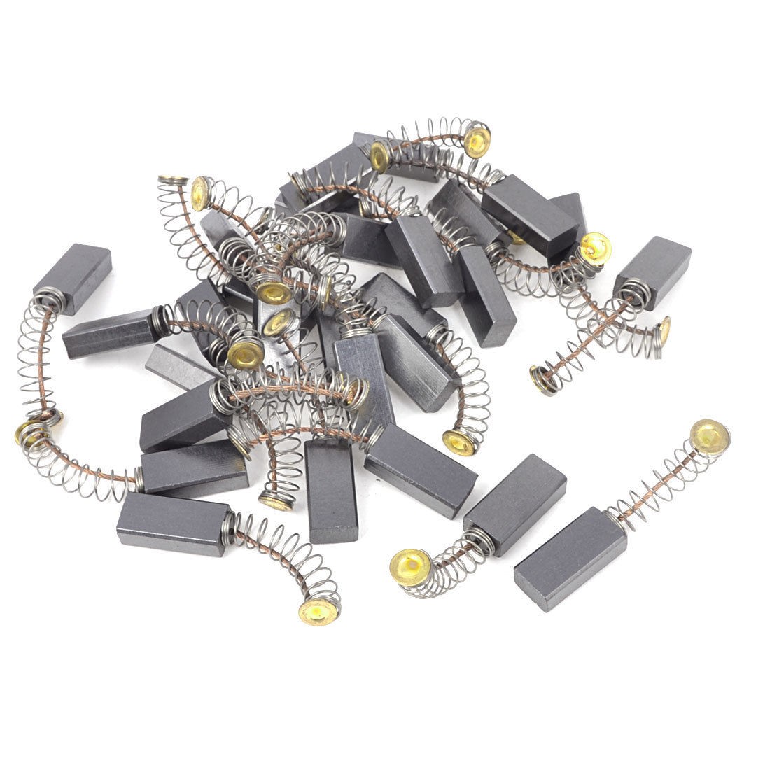 Motor Carbon Brushes Replacement 25 x 6 x 6mm 50 Pcs