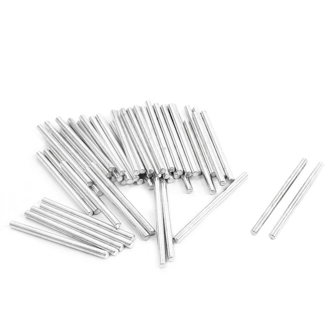 RC Helicopter Model Stainless Steel Round Rod Bar Axle 30mm x 2mm 50Pcs