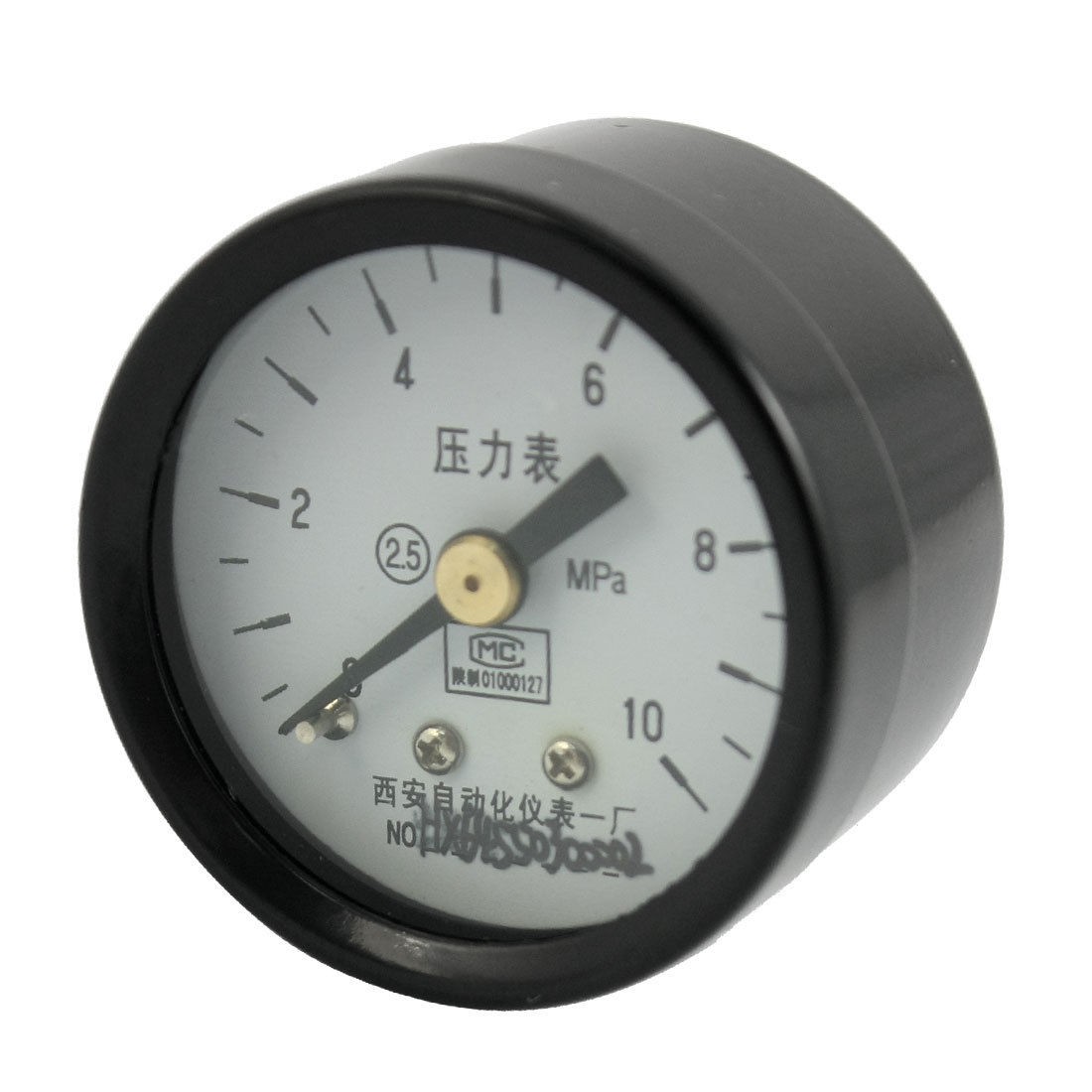 1/8PT Threaded 0-10Mpa Arabic Number Display Pneumatic Air Pressure Gauge