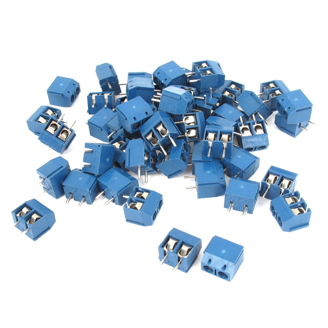 20 Pcs 2pin 5mm Pitch PCB Screw Terminal Block Connector 300V 10A