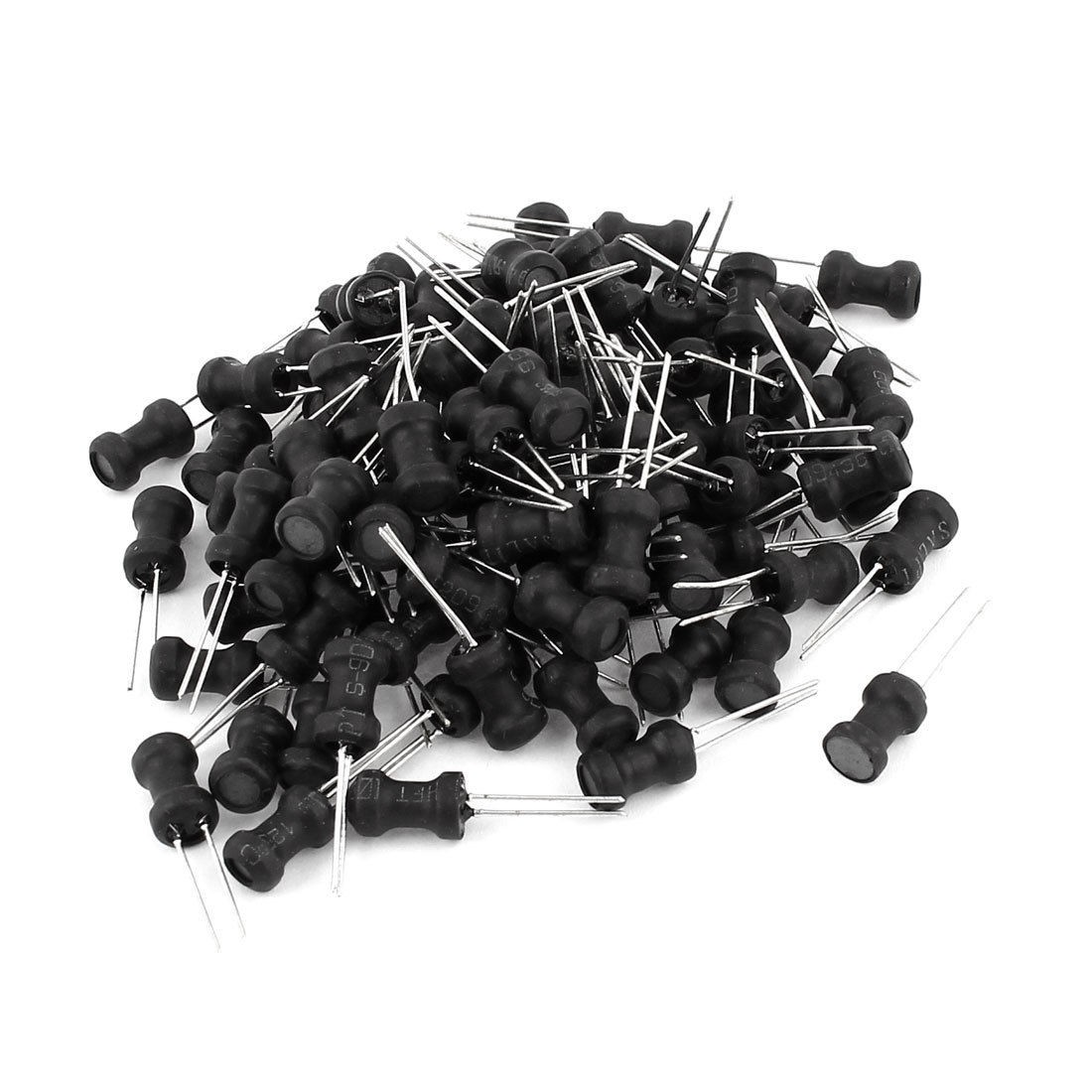 100Pcs 470uH Inductance 6x10mm 2 Pins Radial Leaded Inductors