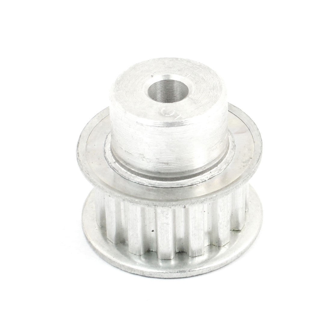 6mm Bore 15 Teeth 5.08mm Pitch Motor  Timing Belt Pulley Sprocket Silver Tone